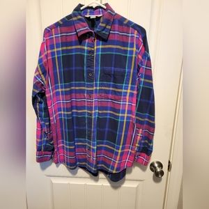 OLD NAVY LIGHT WEIGHT FLANNEL LONG SLEEVE SHIRT